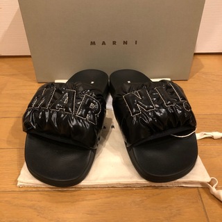 Marni - MARNI マルニ サンダル EU42(27cm位) 黒 【古着】【中古】の ...