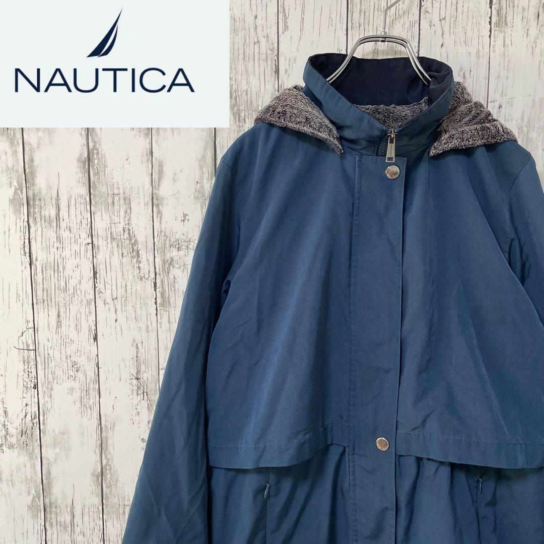 NAUTICA ナイロンジャケット セーリングジャケット 裏起毛 フーディメンズ | フリマアプリ ラクマ