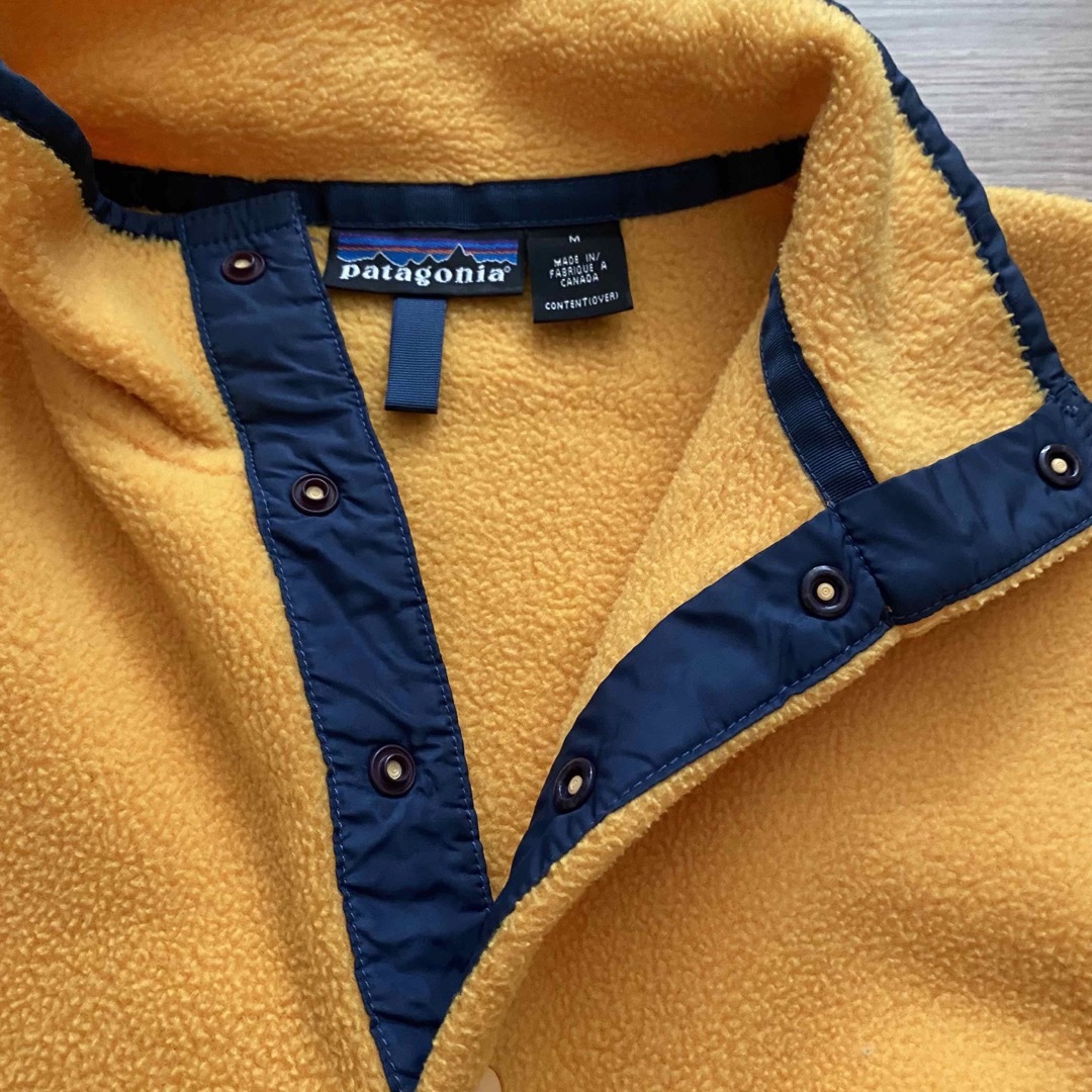 patagonia(パタゴニア)のpatagonia  シンチラスナップt  フリース　カナダ製【送料込】 メンズのトップス(その他)の商品写真