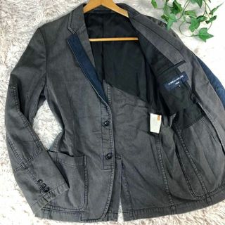 コムデギャルソンオム(COMME des GARCONS HOMME)の【 大人気 】 コムデギャルソンオム　デニム　ジャケット　ダークグレー　S(テーラードジャケット)