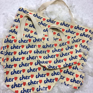 シェル(Cher)の美品 cher トートバック 3点 セット(トートバッグ)