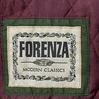 FORENZA アメリカ古着 ジャケット ブルゾン 裏キルティング 花柄 メンズ