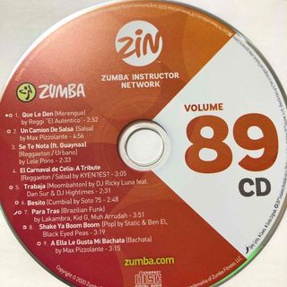 ズンバ(Zumba)のズンバ　ZIN89  CD(スポーツ/フィットネス)