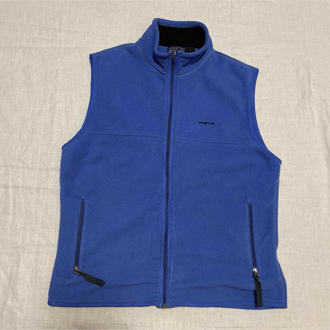 美品 90's USA製 patagonia シンチラ フリースベスト ジップ - ベスト