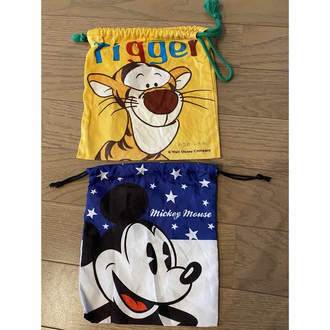 Disney(ディズニー)の800円　ディズニー　ランチ巾着　7枚セット　まとめ売り　お弁当グッズ　 キッズ/ベビー/マタニティのこども用バッグ(ランチボックス巾着)の商品写真