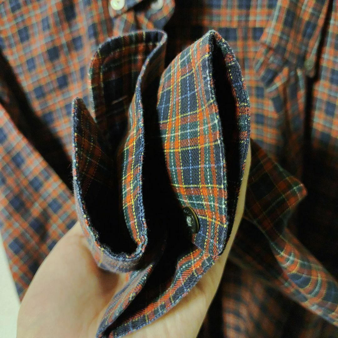 A180超美品 バーバリーズ シャツ ラージ ノバチェック ヴィンテージ 赤