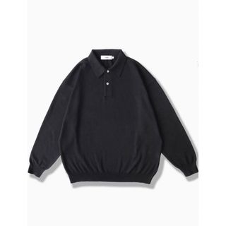 グラフペーパー(Graphpaper)のgraphpaper SUVIN OVERSIZED L/S POLO(ポロシャツ)