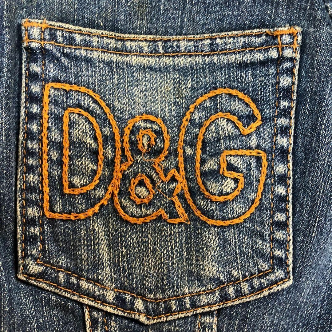 DOLCE&GABBANA(ドルチェアンドガッバーナ)の【 極美品 】 ドルチェ＆ガッバーナ　Gジャン　ロゴ刺繍　インディゴブルー メンズのジャケット/アウター(Gジャン/デニムジャケット)の商品写真