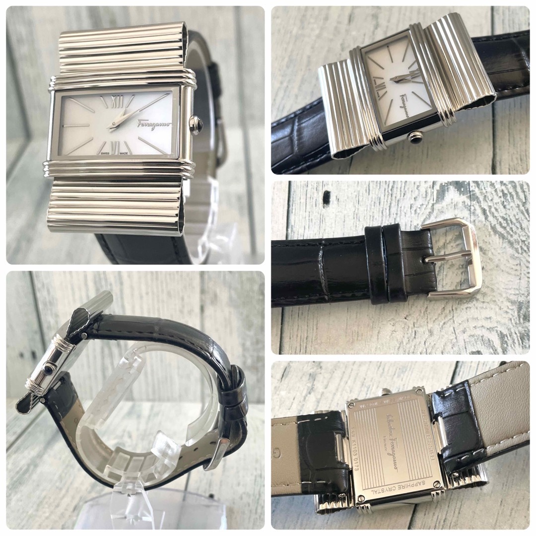 【美品】Salvatore Ferragamo フェラガモ 腕時計 F69