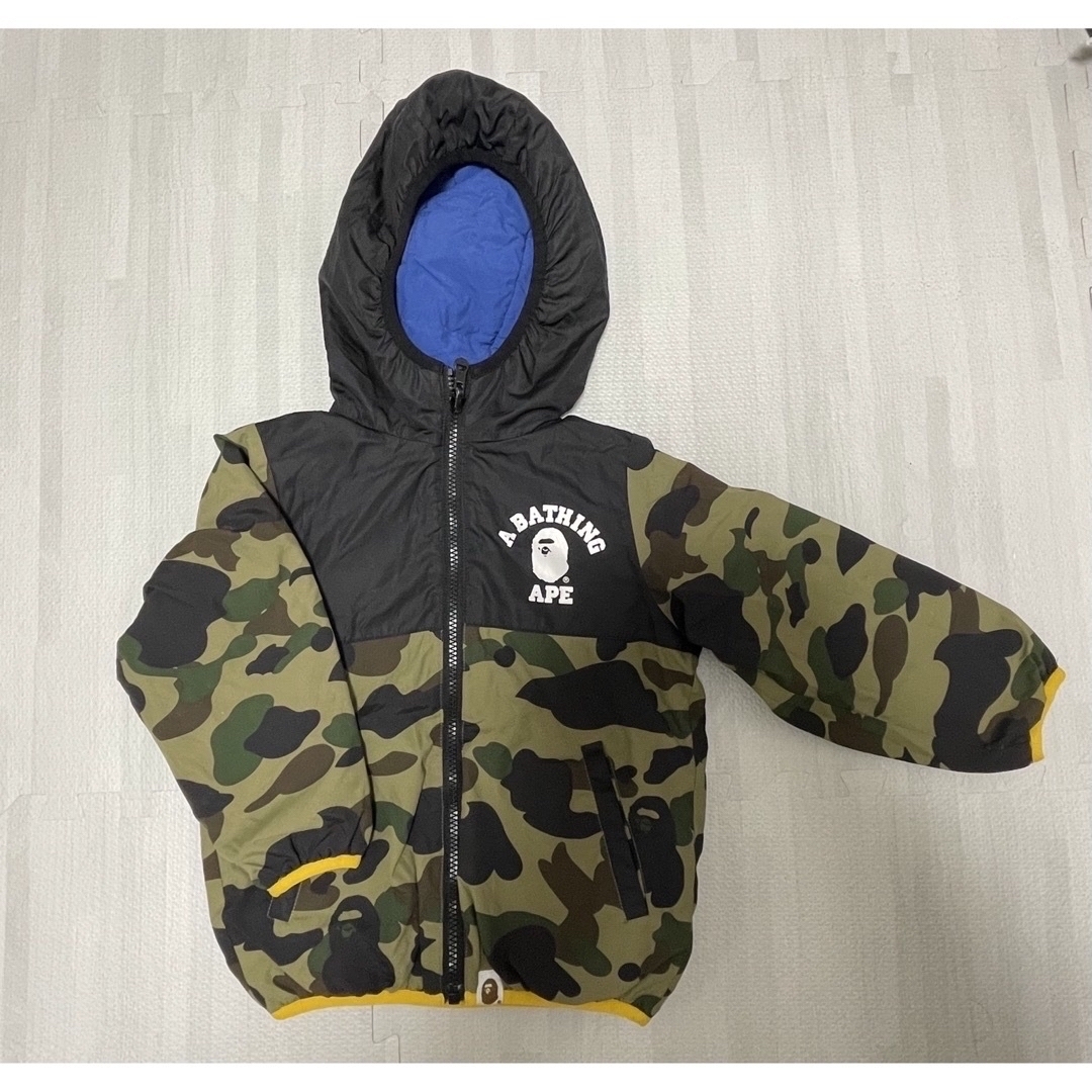 A BATHING APE(アベイシングエイプ)のbape kids リバーシブル　100 キッズ/ベビー/マタニティのキッズ服男の子用(90cm~)(ジャケット/上着)の商品写真