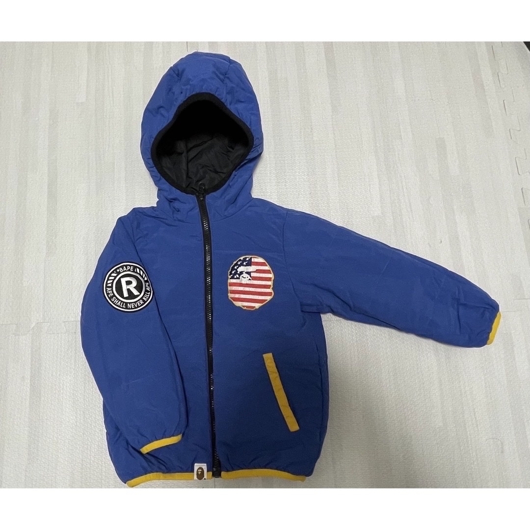 A BATHING APE(アベイシングエイプ)のbape kids リバーシブル　100 キッズ/ベビー/マタニティのキッズ服男の子用(90cm~)(ジャケット/上着)の商品写真