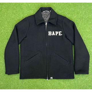 アベイシングエイプ(A BATHING APE)のA BATHING APE アベイシングエイプ　ウールジャケット(スタジャン)