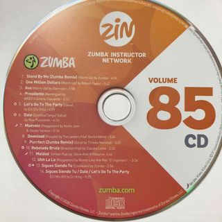 ズンバ(Zumba)のズンバ　ZIN85  CD(スポーツ/フィットネス)