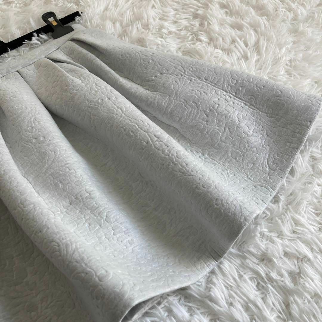 MSGM - 【特価品】 MSGM ボリューミージャガードフレアスカート