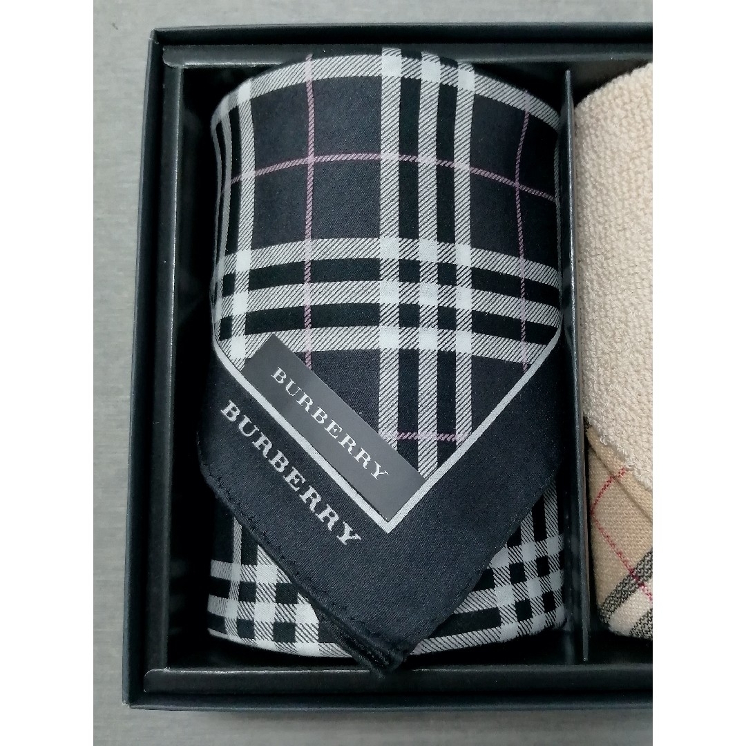 BURBERRY(バーバリー)の♪【新品未使用】BURBERRY  ハンカチ タオルハンカチセット♪ レディースのファッション小物(ハンカチ)の商品写真