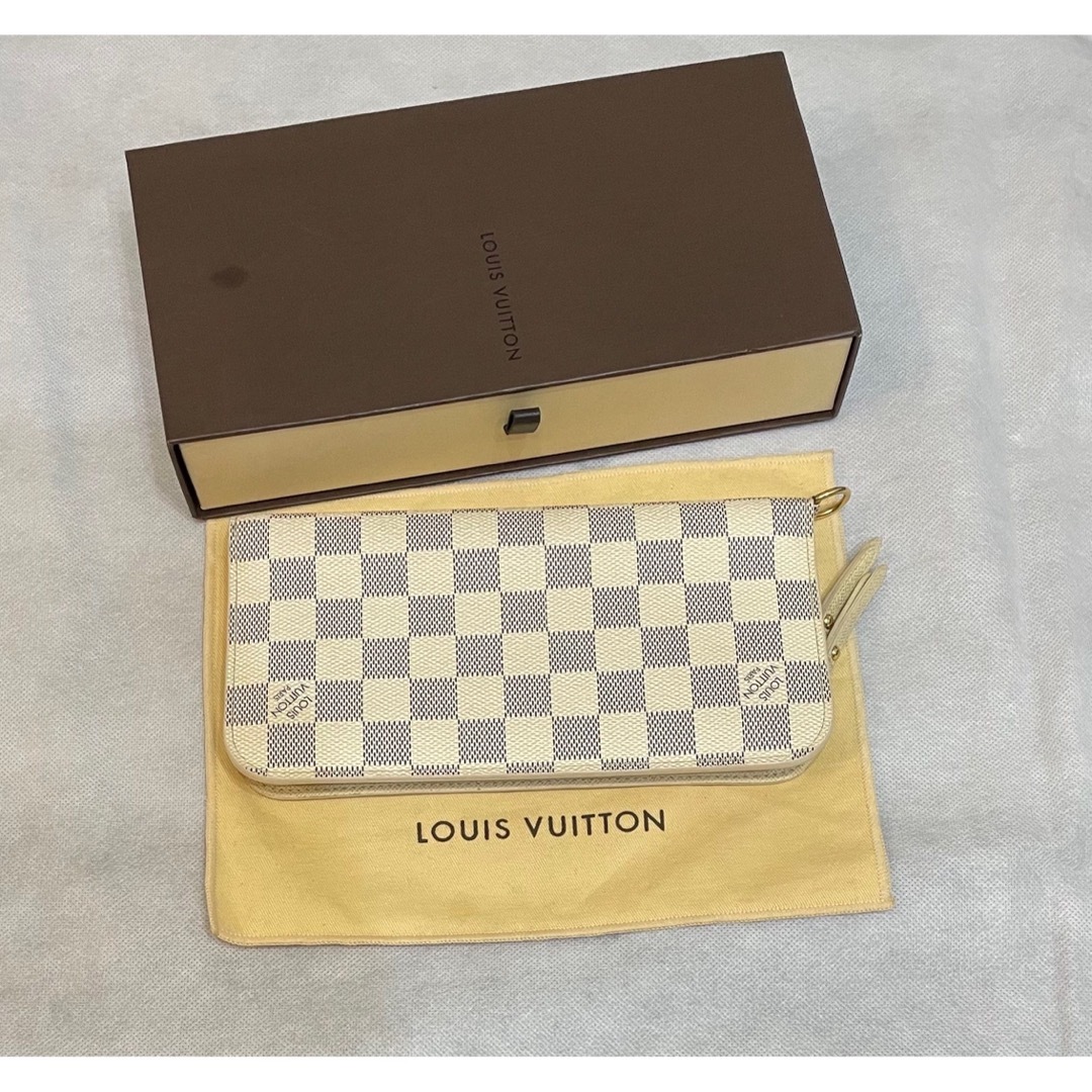 LOUIS VUITTON - 【極美品】ルイヴィトン ダミエ アズール ジッピー ...