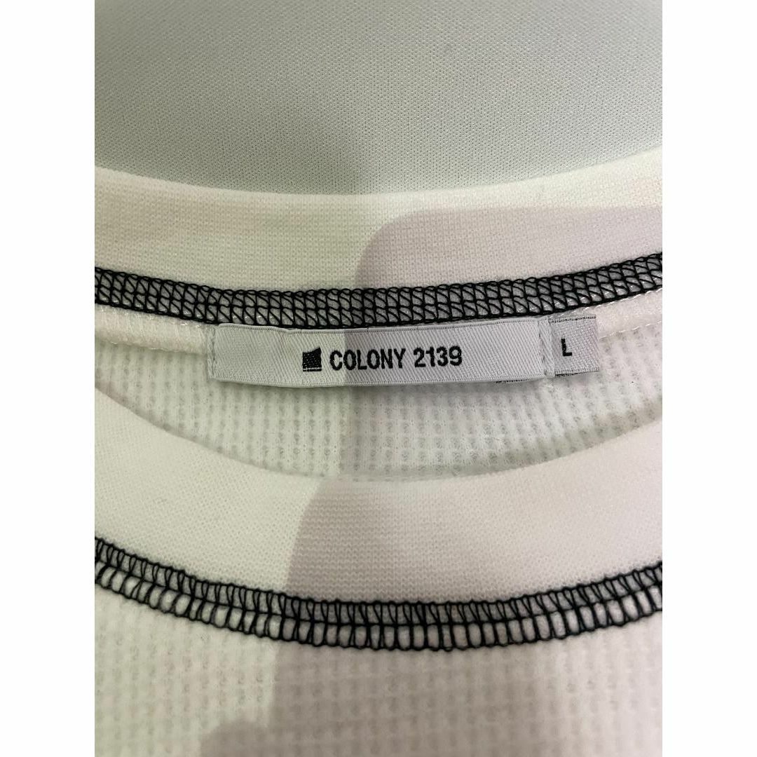 COLONY 2139(コロニートゥーワンスリーナイン)の【アウトレット品】COLONY2139　やわらかワッフルクルーネック　Tシャツ レディースのトップス(Tシャツ(長袖/七分))の商品写真