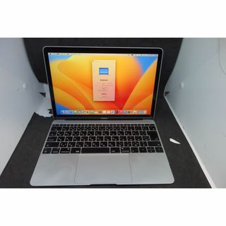 アップル(Apple)の562）MacBook2017,12インチ/i7-1.4GHz/16/512GB(ノートPC)