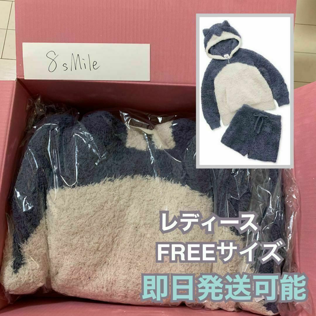 確実正規品】ジェラピケ ポケモン カビゴンパーカ&ショートパンツセット-