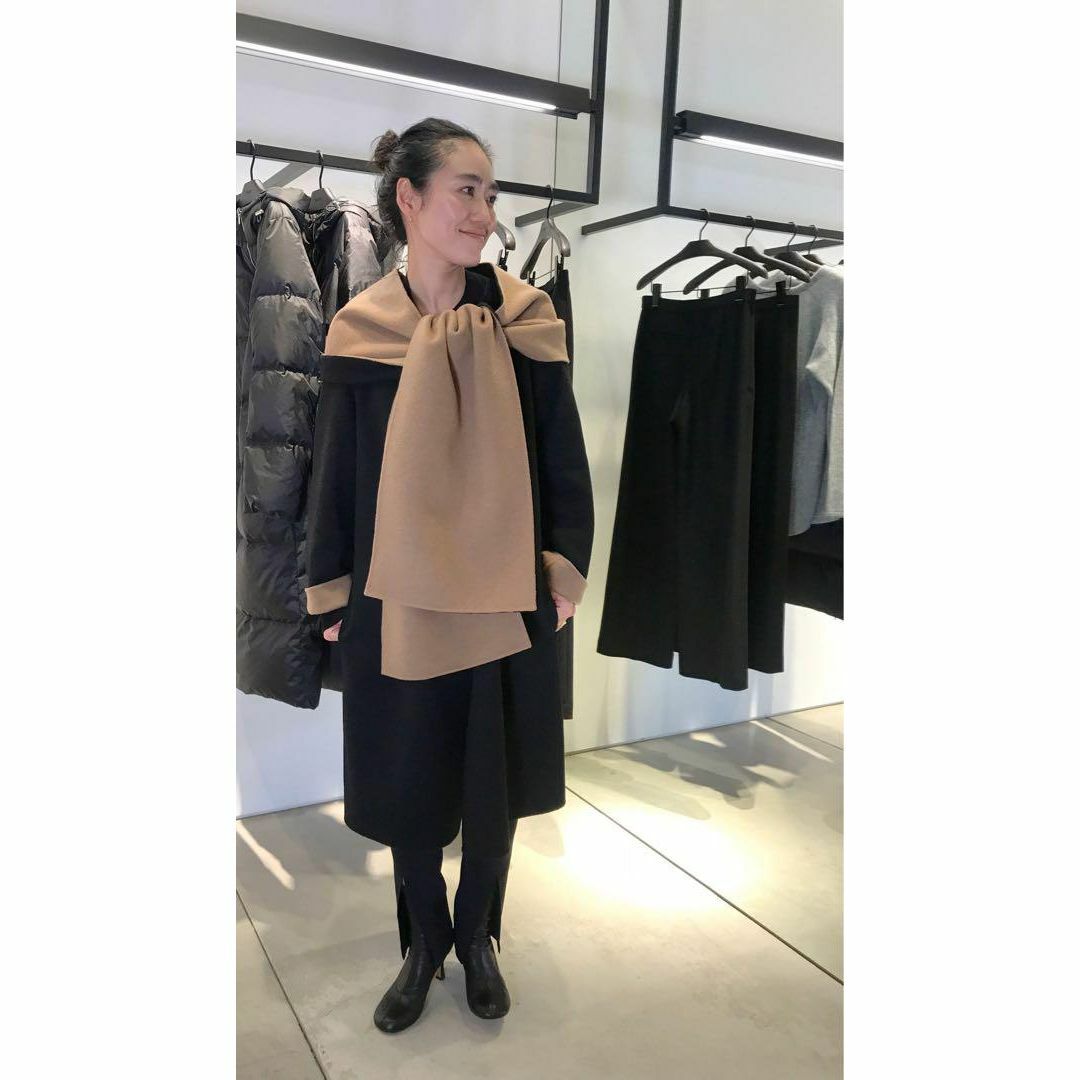 Theory 新品 New Divide Luxe Scarf Coat-