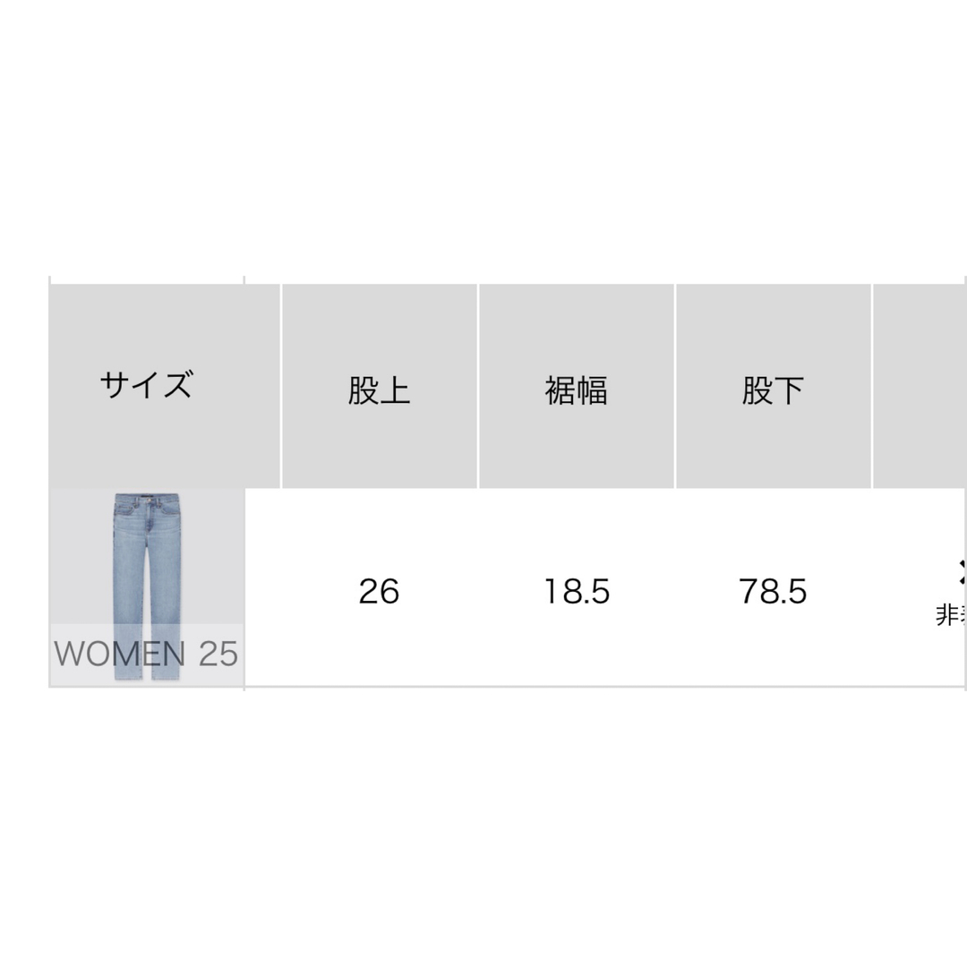 スリムストレートハイライズジーンズ　値下げ中 レディースのパンツ(デニム/ジーンズ)の商品写真