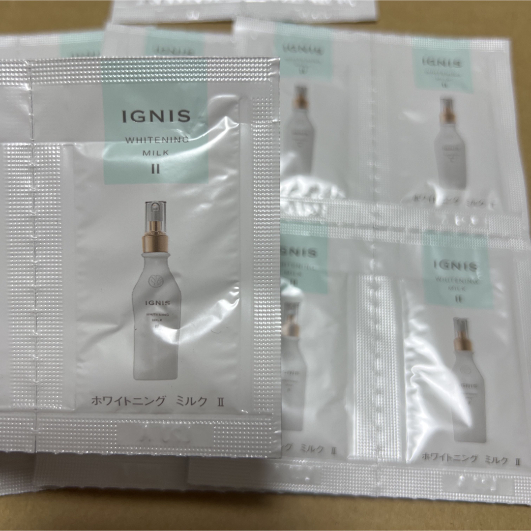 IGNIS(イグニス)のサンプル アルビオン IGNISイグニスホワイトニングミルク美白乳液20回分 コスメ/美容のスキンケア/基礎化粧品(乳液/ミルク)の商品写真