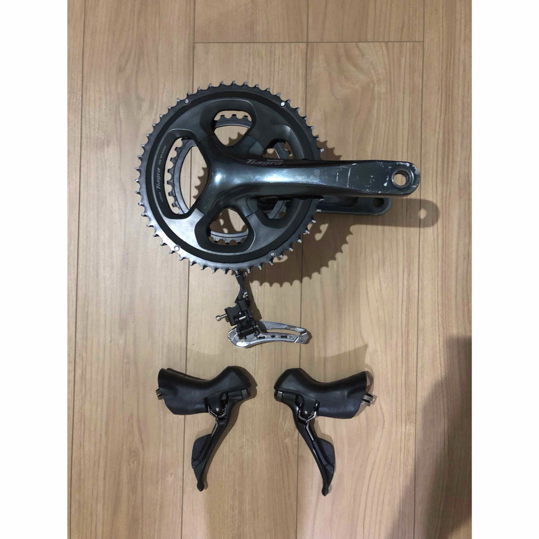 SHIMANO(シマノ)のロードバイクstiレバー ティアグラ 4700 フロントディレイラー クランク スポーツ/アウトドアの自転車(パーツ)の商品写真