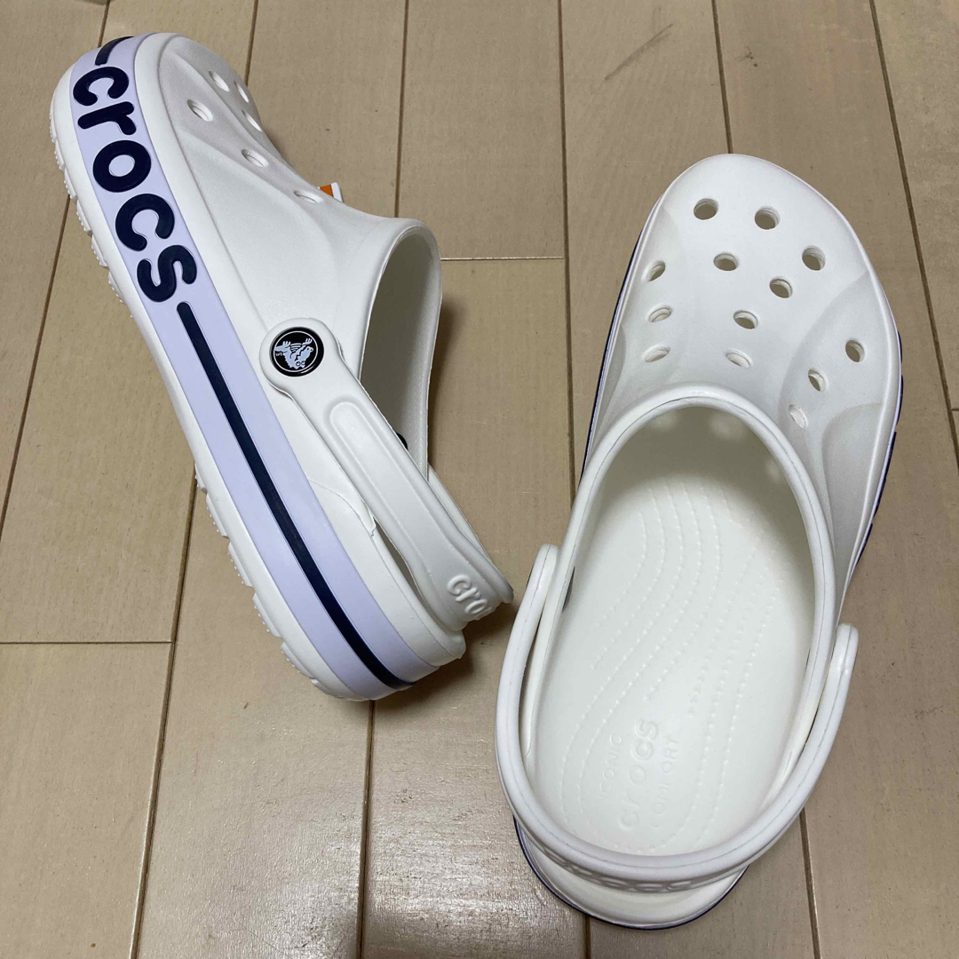 crocs(クロックス)の新品 28㎝ クロックス バヤバンド クロッグ ホワイト メンズの靴/シューズ(サンダル)の商品写真