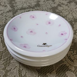 クレージュ(Courreges)のレア物  ♡courreges♡  小皿  4枚セット《ヴィンテージ》(食器)