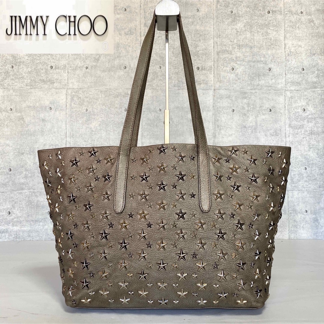 JIMMY CHOO - 【JIMMY CHOO】SOFIA/M パールグレー スタースタッズ
