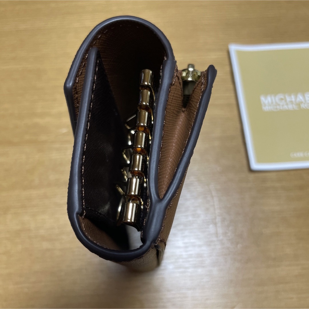 Michael Kors(マイケルコース)の新品　マイケルコース　キーケース　ブラウン レディースのファッション小物(キーケース)の商品写真