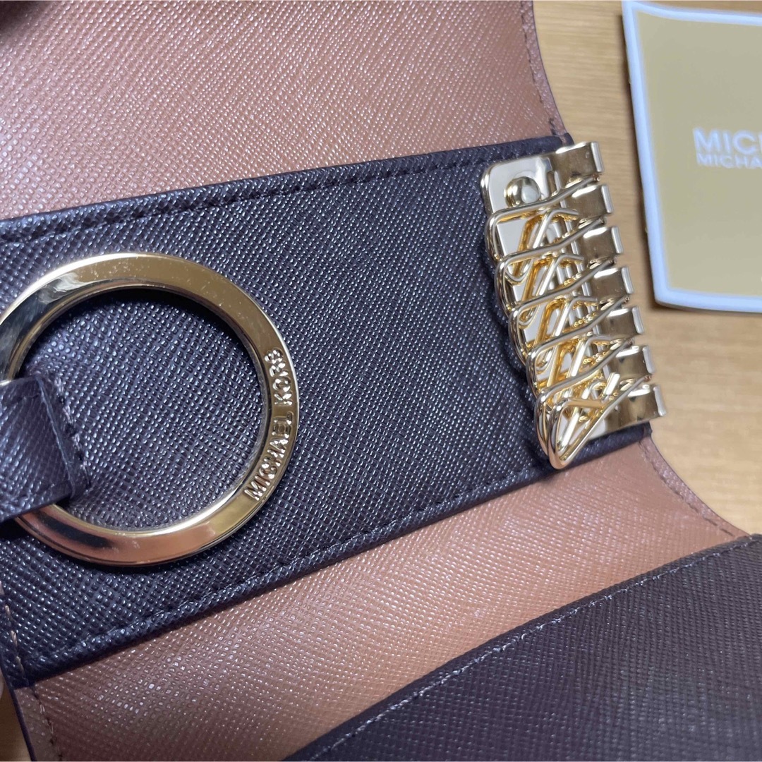 Michael Kors(マイケルコース)の新品　マイケルコース　キーケース　ブラウン レディースのファッション小物(キーケース)の商品写真