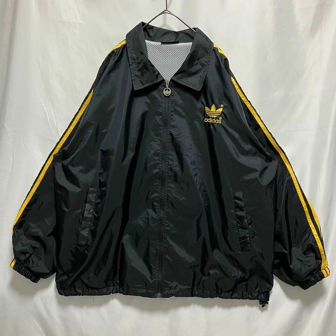 高い素材 90s adidas アディダス ジップアップ ジャケット ブルゾン