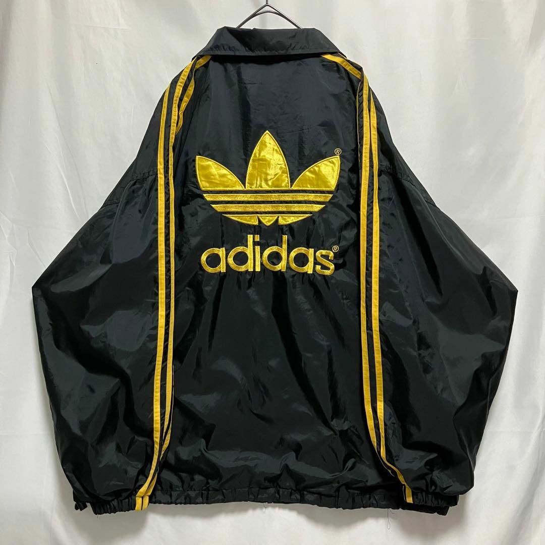 高い素材 90s adidas アディダス ジップアップ ジャケット ブルゾン