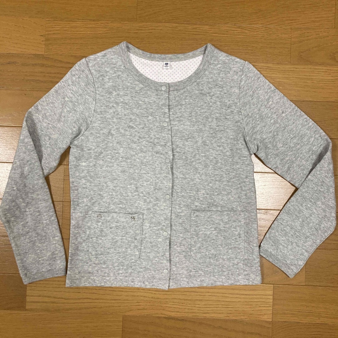 UNIQLO(ユニクロ)のユニクロ　カーディガン　150 キッズ/ベビー/マタニティのキッズ服女の子用(90cm~)(カーディガン)の商品写真