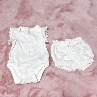 ベビーギャップ(babyGAP)の♡ベビーGAP♡ロンパース＆ズボンセット（70cm）♡(ロンパース)