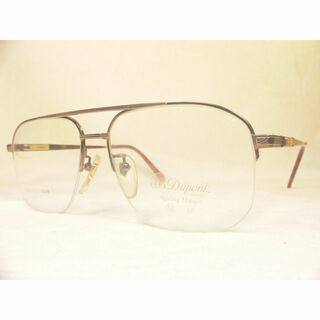 エステーデュポン(S.T. Dupont)のS.T.Dupont ヴィンテージ 眼鏡 フレーム スクエア ナイロール ニコン(サングラス/メガネ)