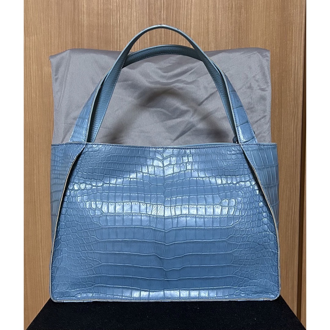 【特別価格】JRA商品 ポロサスクロコダイルトートバック クロコダイルバック レディースのバッグ(トートバッグ)の商品写真