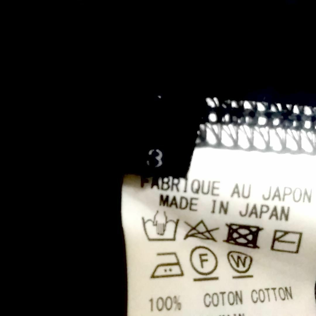 Yohji Yamamoto(ヨウジヤマモト)のサイトバイヨウジヤマモト ハイネックタートル　カットソー　 黒　サイズ3　日本製 メンズのトップス(その他)の商品写真