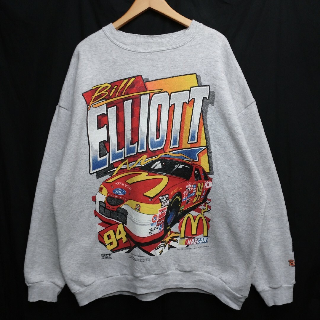 VINTAGE ビル・エリオット TULTEX USA製 スウェット 2XL