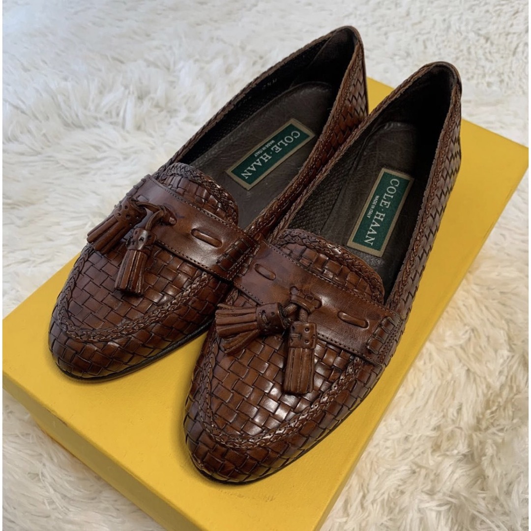 超美品‼️COLEHAAN コールハーン メッシュ　 タッセルローファー 5.5