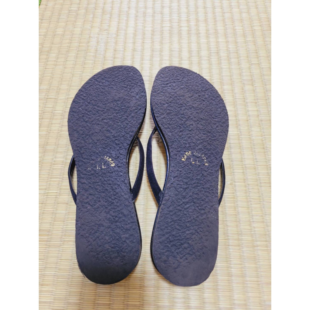 シンプル黒レディースビーチサンダル レディースの靴/シューズ(ビーチサンダル)の商品写真