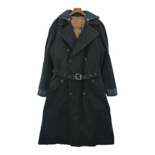 DIESEL - DIESEL ディーゼル トレンチコート L 黒(デニム) 【古着】【中古】