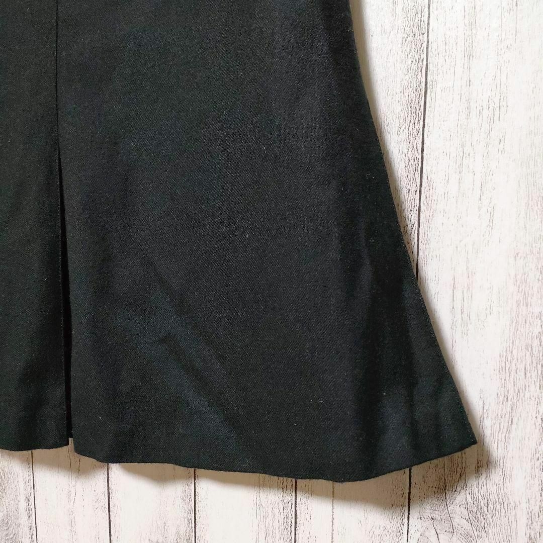 Sun Marry KOBE　サイズ13　ウールスカート　ブラック レディースのスカート(ひざ丈スカート)の商品写真
