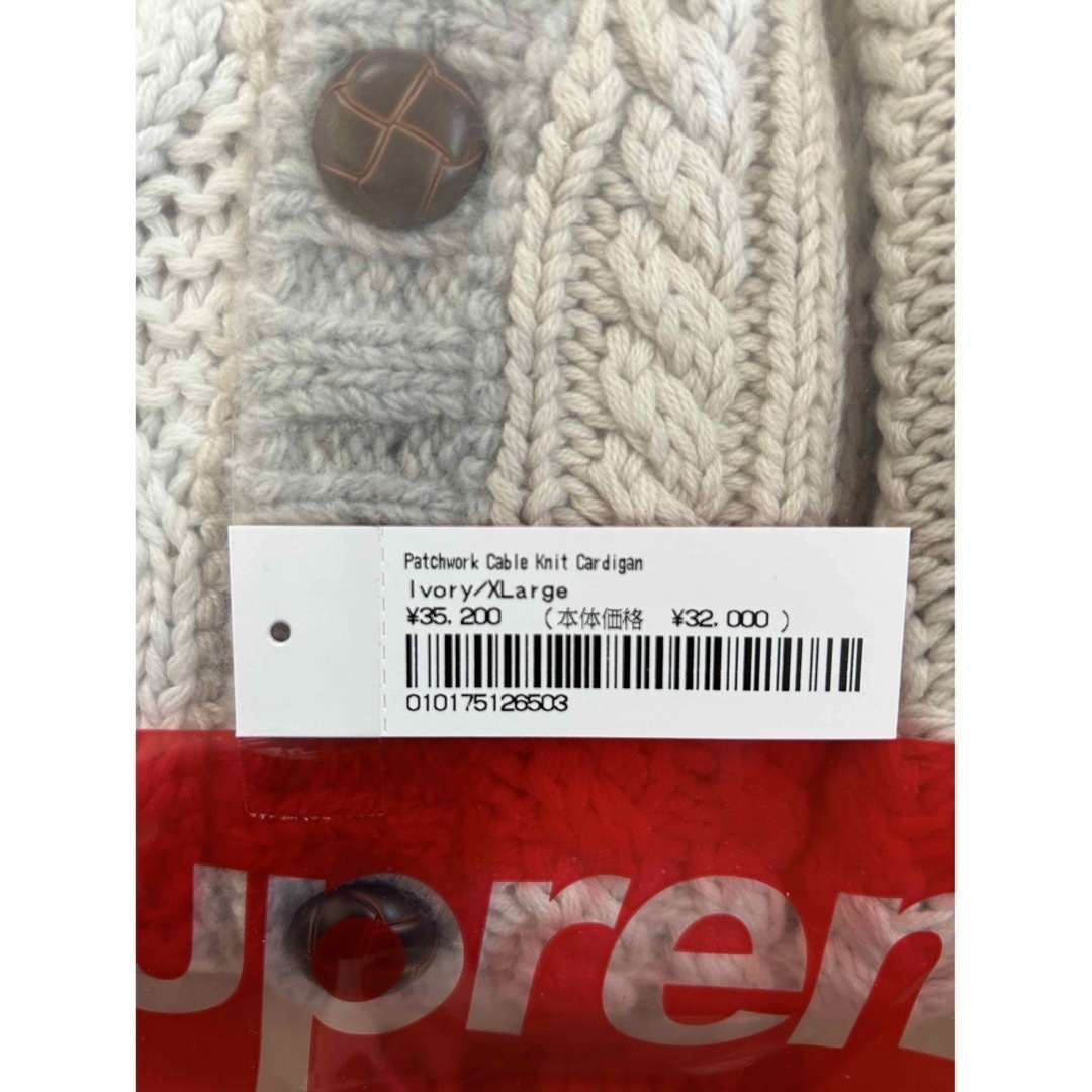 Supreme   Supreme Patchwork Cable Knit Cardigan XLの通販 by NIKER