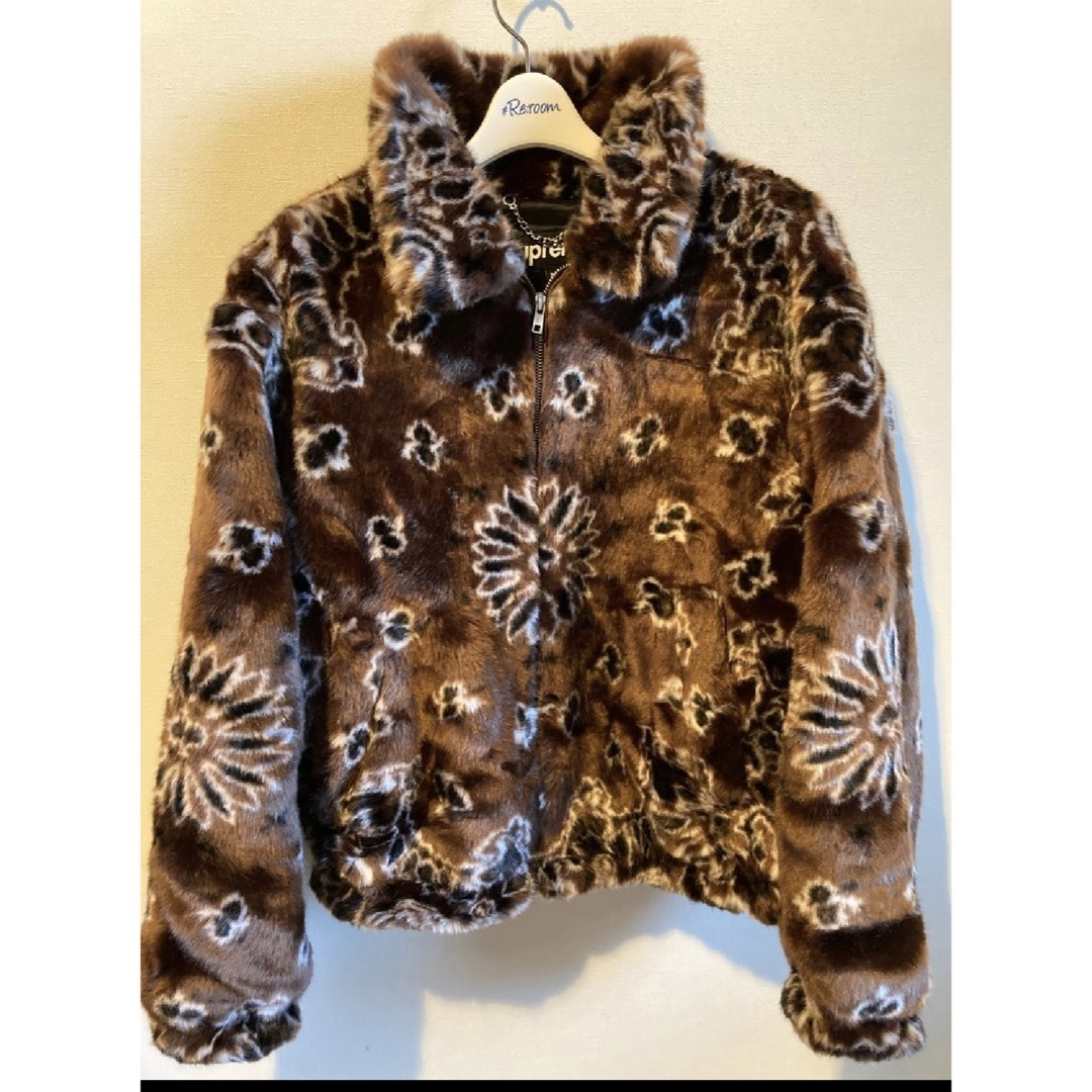 Supreme Bandana Faux Fur Bomber Jacket