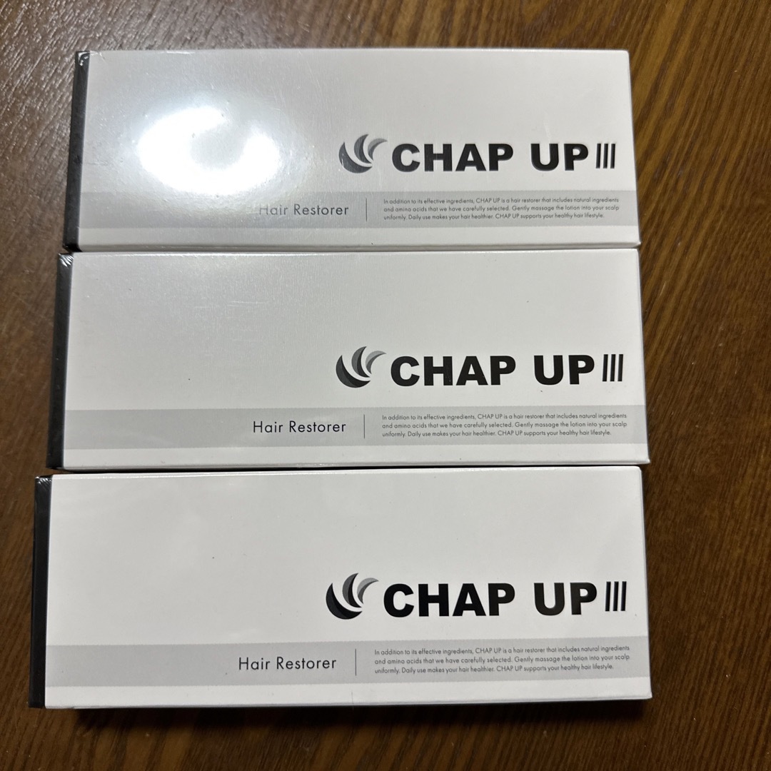 CHAP UP(チャップアップ)のチャップアップ　3本セット コスメ/美容のヘアケア/スタイリング(ヘアケア)の商品写真