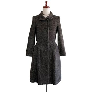 ブルネロクチネリ(BRUNELLO CUCINELLI)の美品 PESERICO ペゼリコ 襟つき アルパカモヘアフレアコート 38(ロングコート)