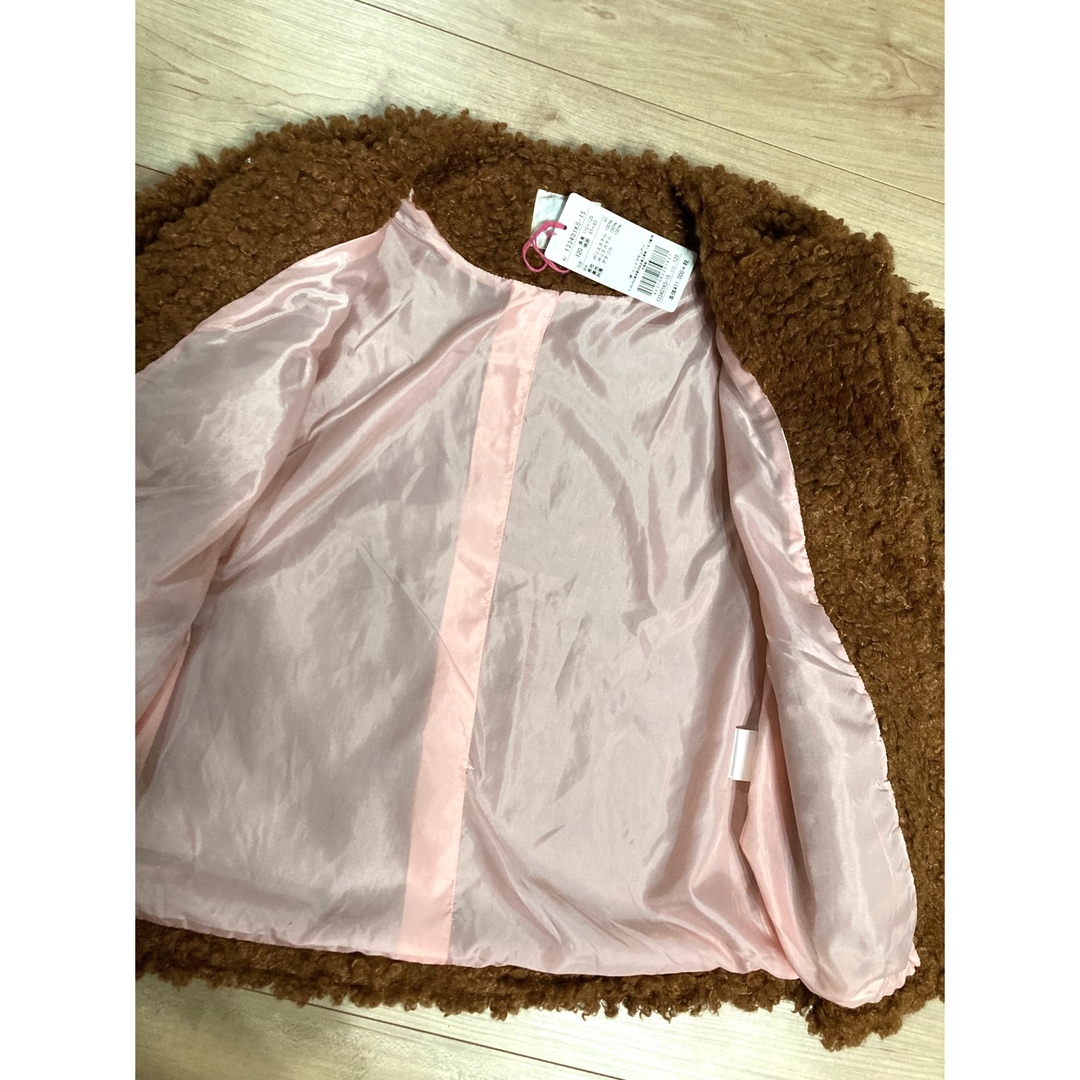 KP(ニットプランナー)のニットプランナー  120 コート　ボア キッズ/ベビー/マタニティのキッズ服女の子用(90cm~)(ジャケット/上着)の商品写真