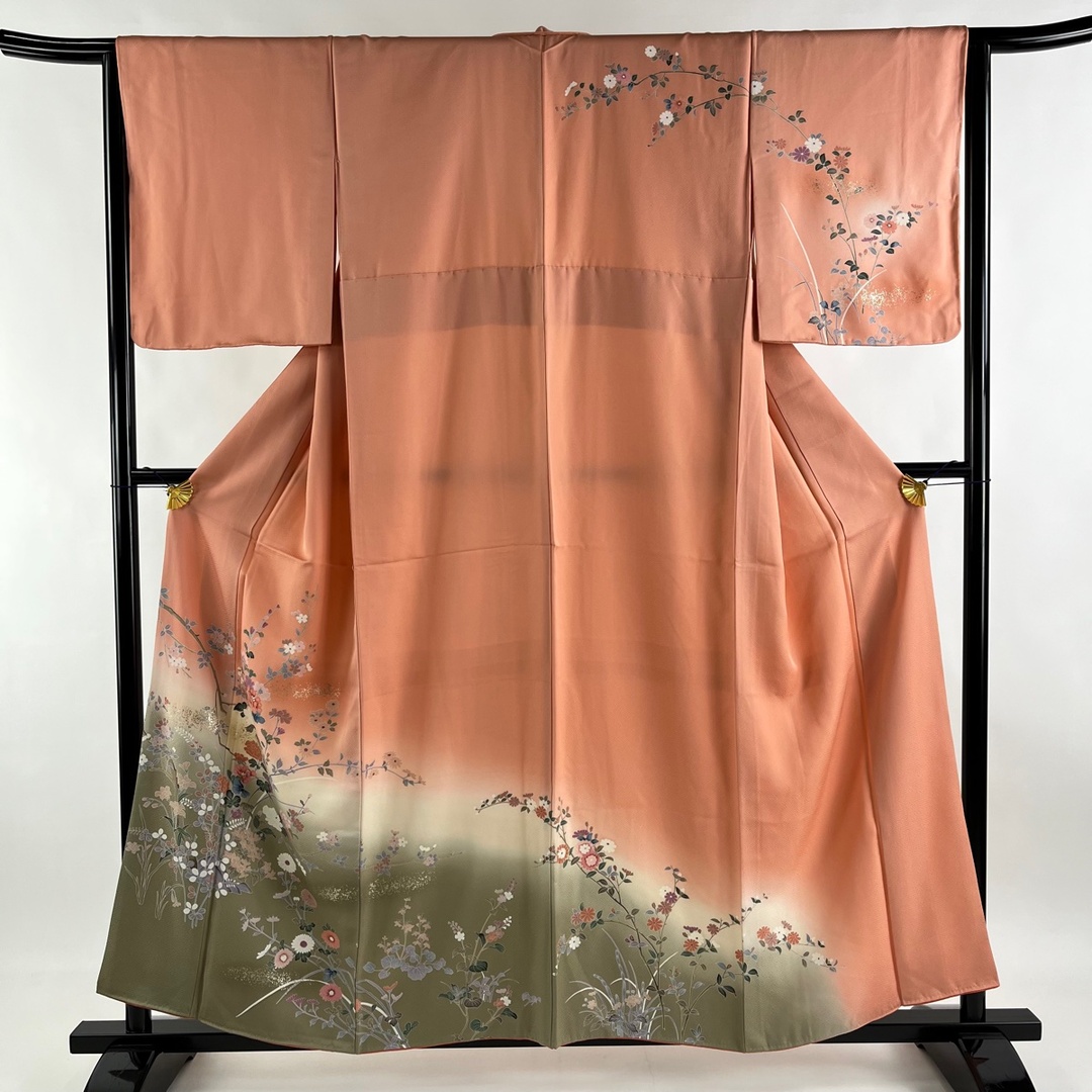 訪問着 身丈156cm 裄丈63.5cm 正絹 美品 秀品-